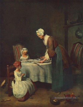  Chardin Art - La prière devant moi Jean Baptiste Simeon Chardin